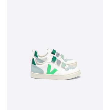 Αθλητικά Παπούτσια παιδικα Veja V-10 CHROMEFREE White/Green | GR 846NWY